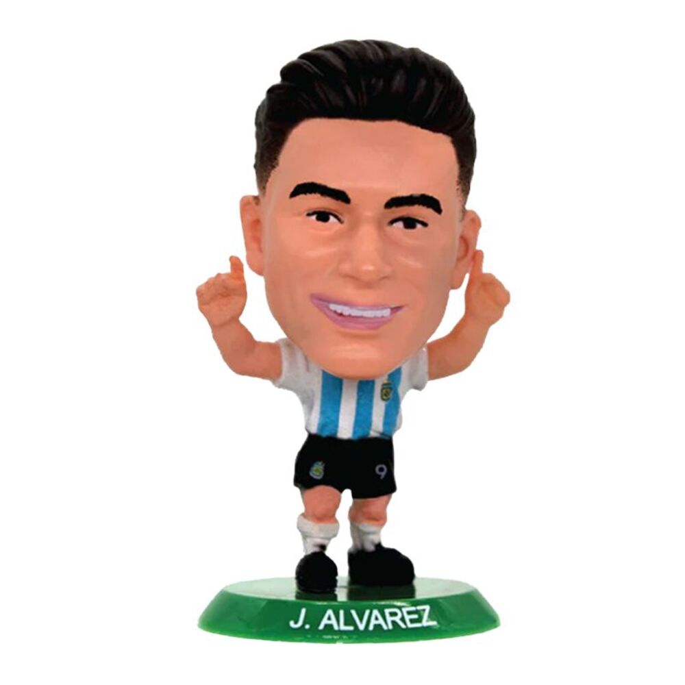 Argentina Julian Alvarez SoccerStarz Football Figurine / Sky Blue/White